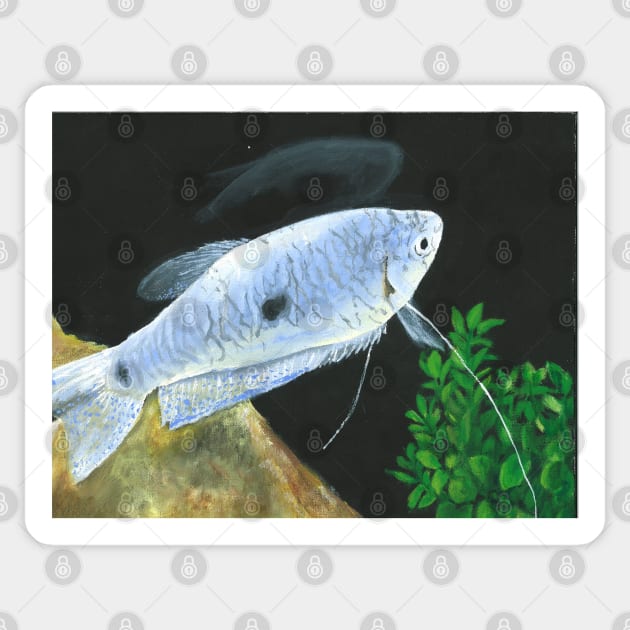 Aquarium Fish Sticker by Exploratory Fiction